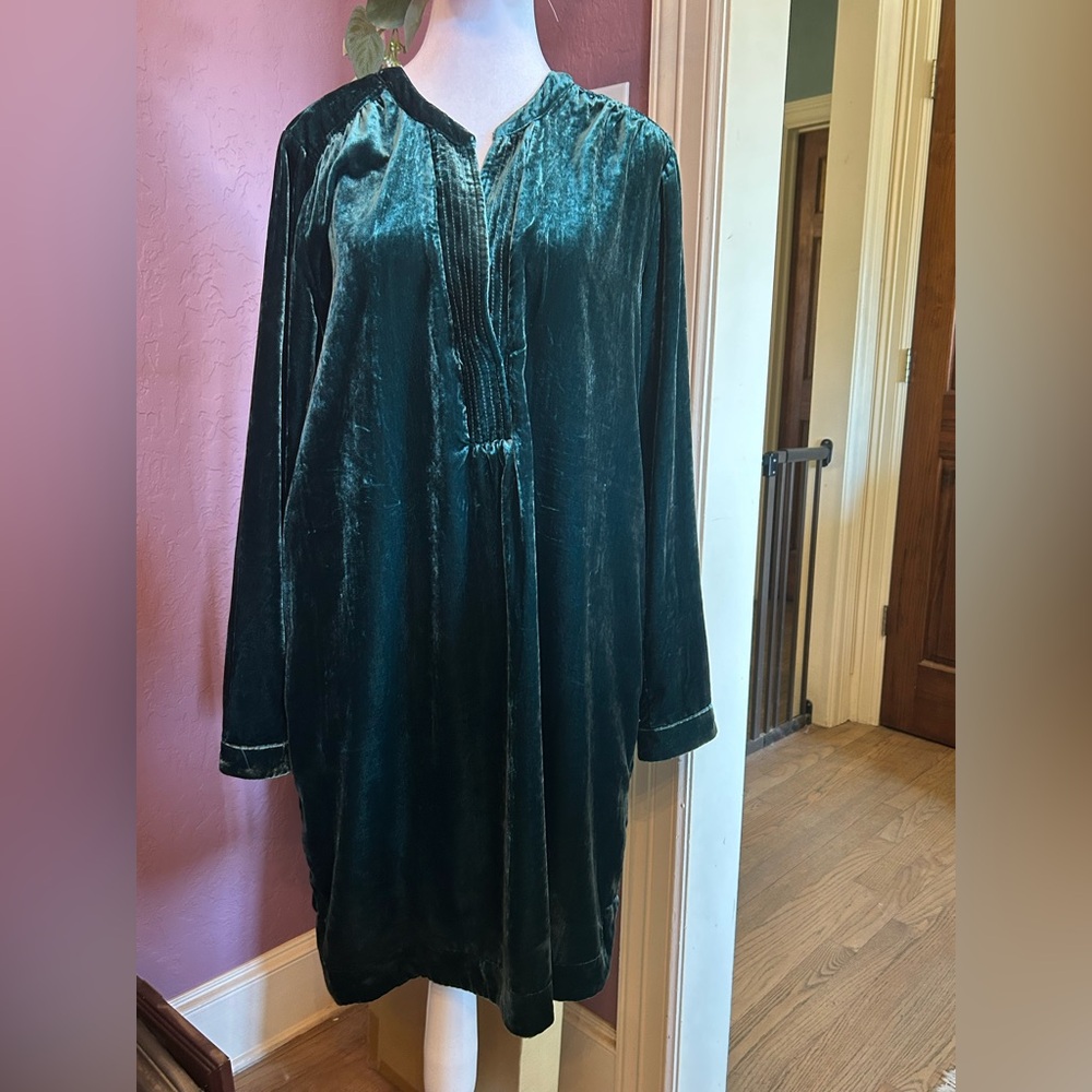 Anthropologie Velvet Dress
